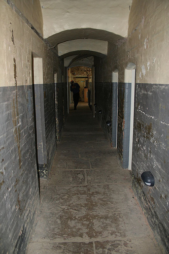 Prison corridor