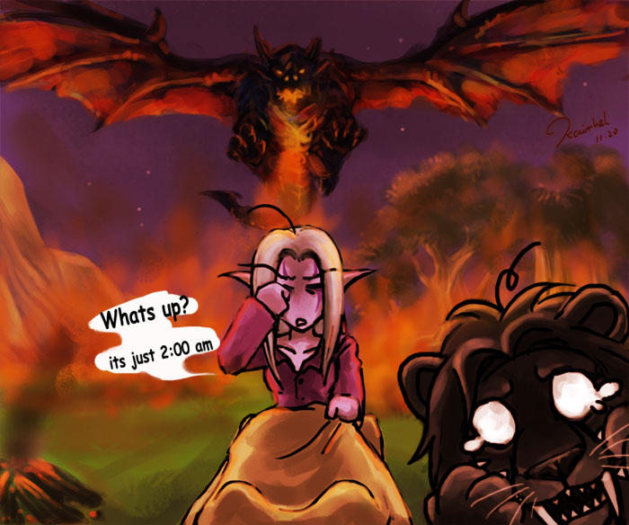 Curse you DeathWing by kaithel on DeviantArt