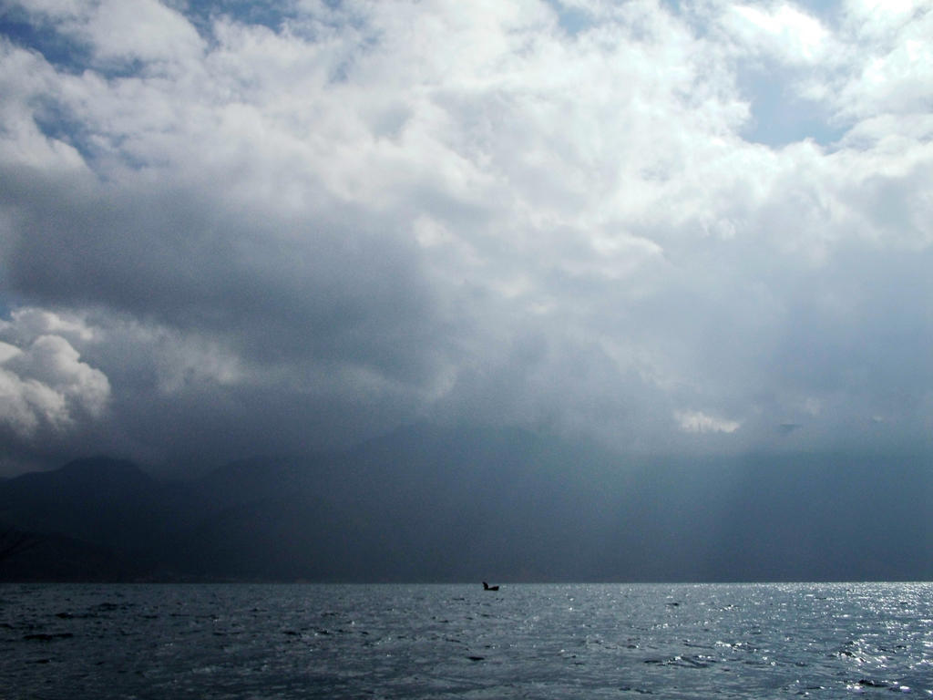 Alone in the Lugu Lake