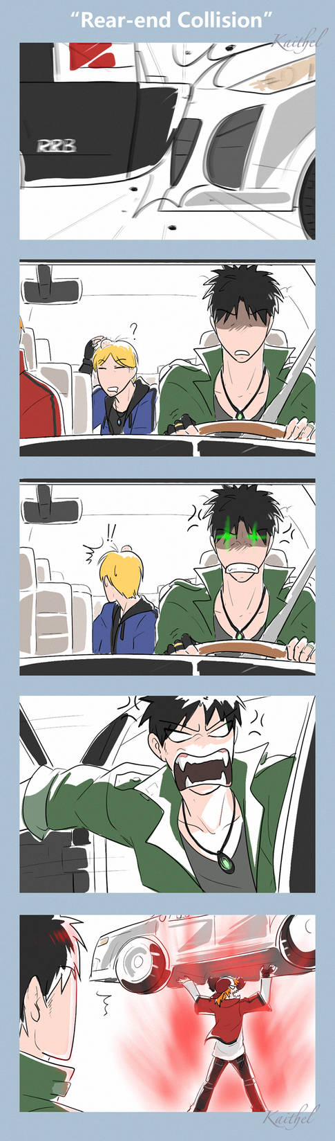 Rear-end Collision by kaithel on DeviantArt