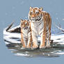 Mother and her cub