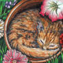 Bedded Down ACEO