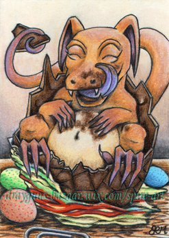 Chocolate Breather ACEO