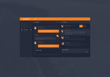 YMESSAGES UI Design