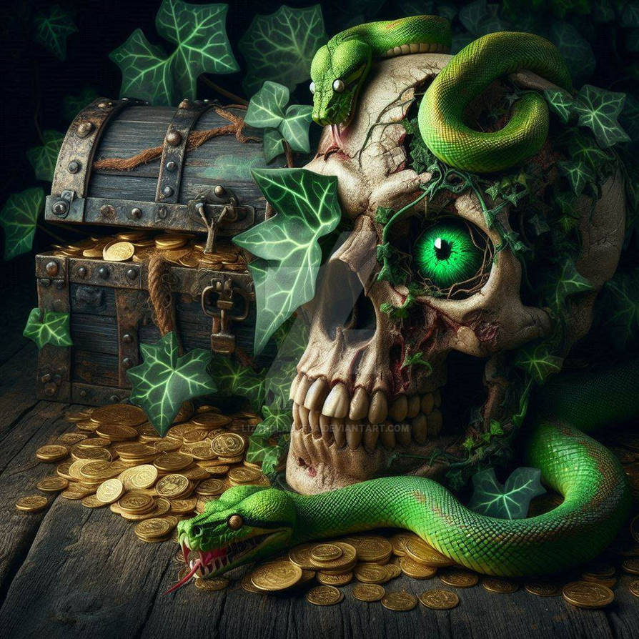 Poison Ivy vines and two Pythons. by Lizardladyfla on DeviantArt
