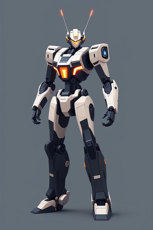 Mecha Graphics 2d MECHA illustration flat 2D vec (3) by Hylozoic on DeviantArt