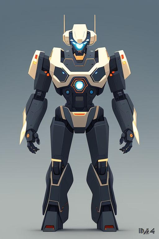 Mecha Graphics 2d MECHA illustration flat 2D vec by Hylozoic on DeviantArt