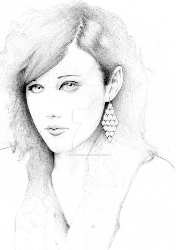 Hannah Rylee Drawing Hannah by IdleHands87 on DeviantArt