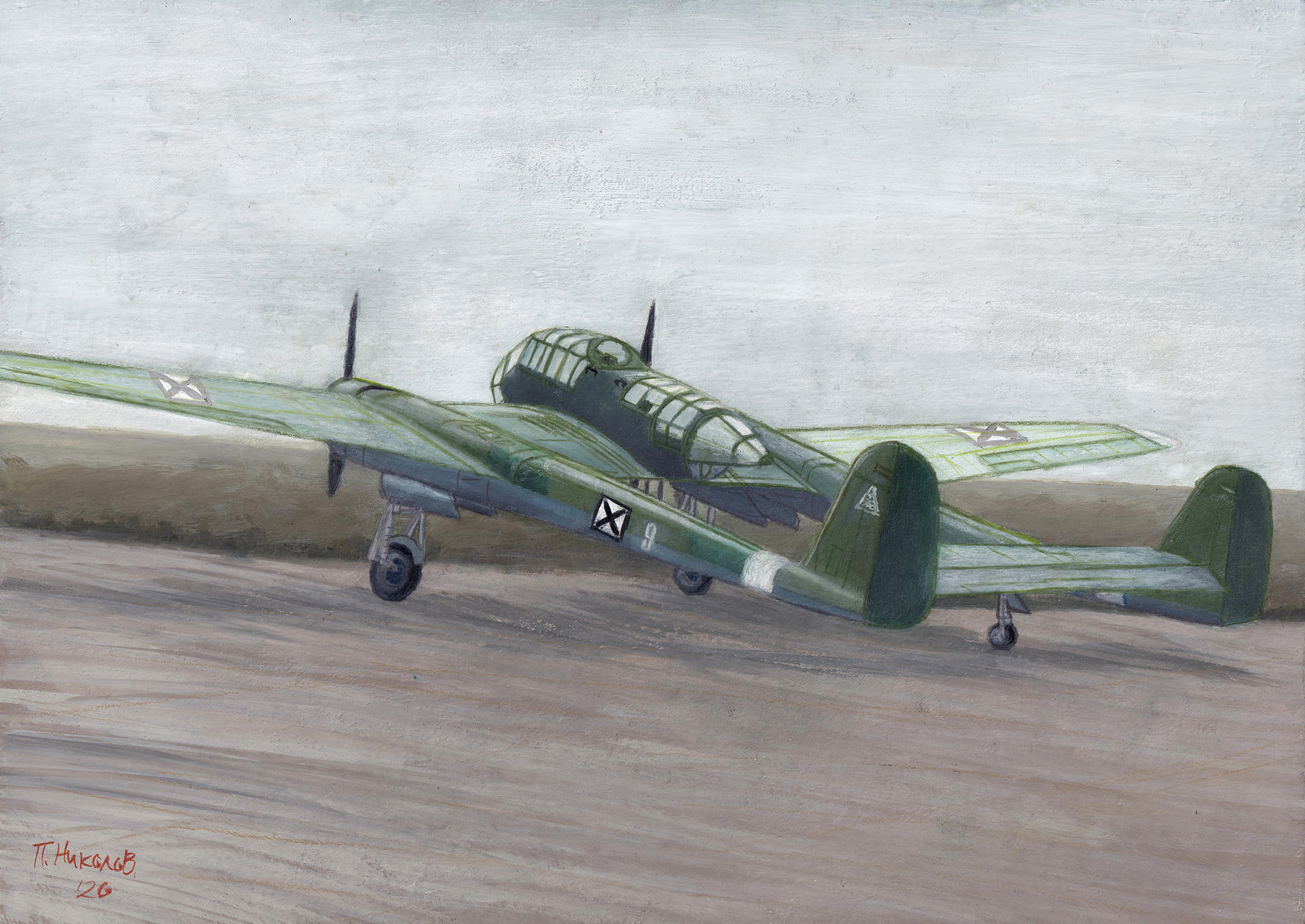 Bulgarian Focke-Wulf FW.189 Uhu by p709a on DeviantArt