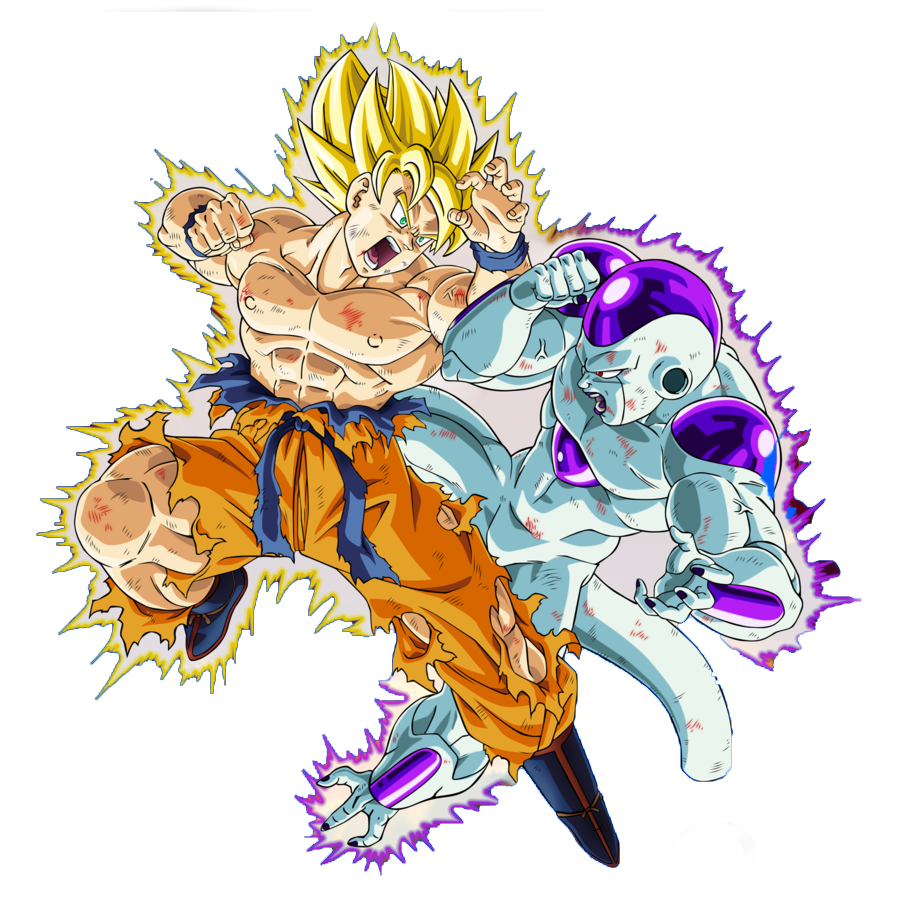 Goku vs Freeza by LordeLukas on DeviantArt