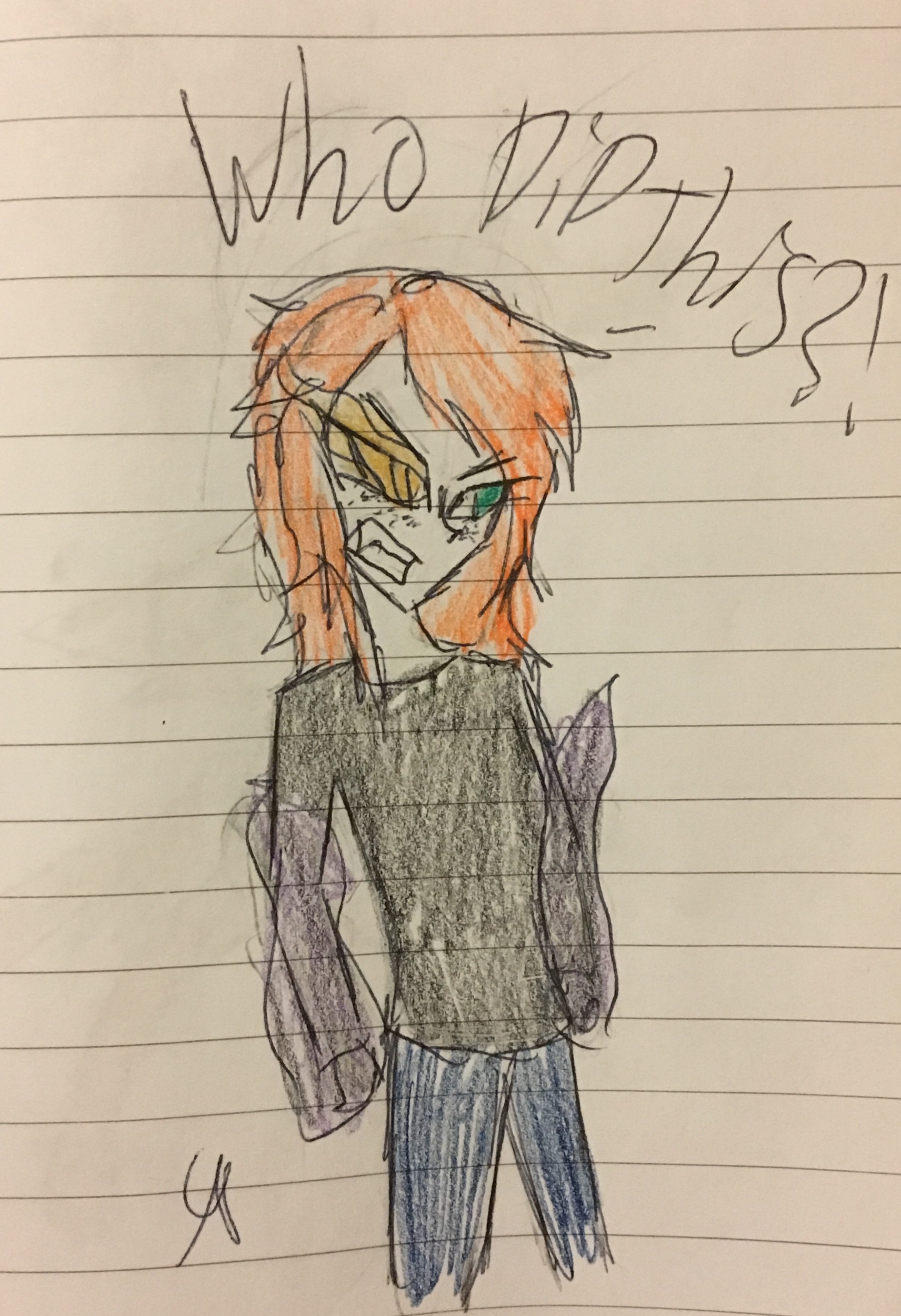 Draw challenge- Genderbent by BadWolfBeat on DeviantArt