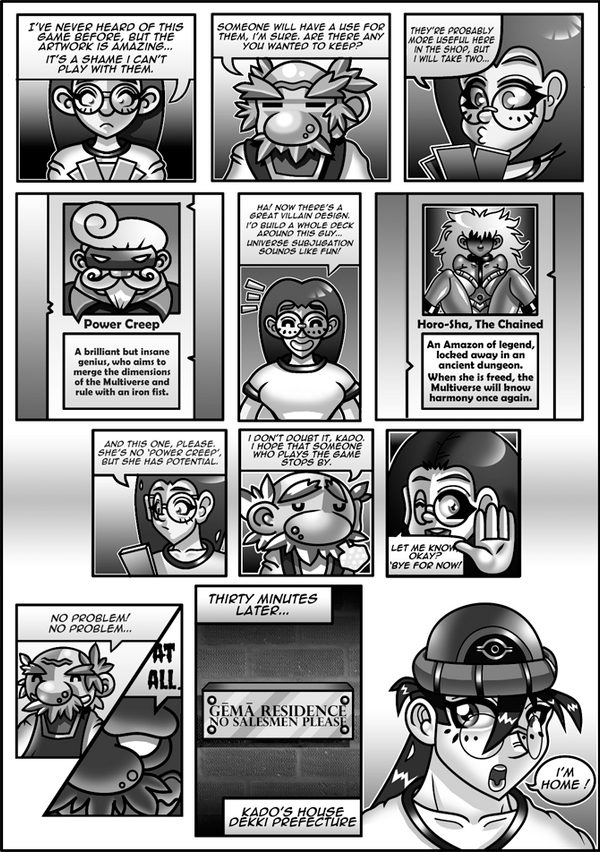 Project Mobius: Page Four by cardgamerdebu on DeviantArt