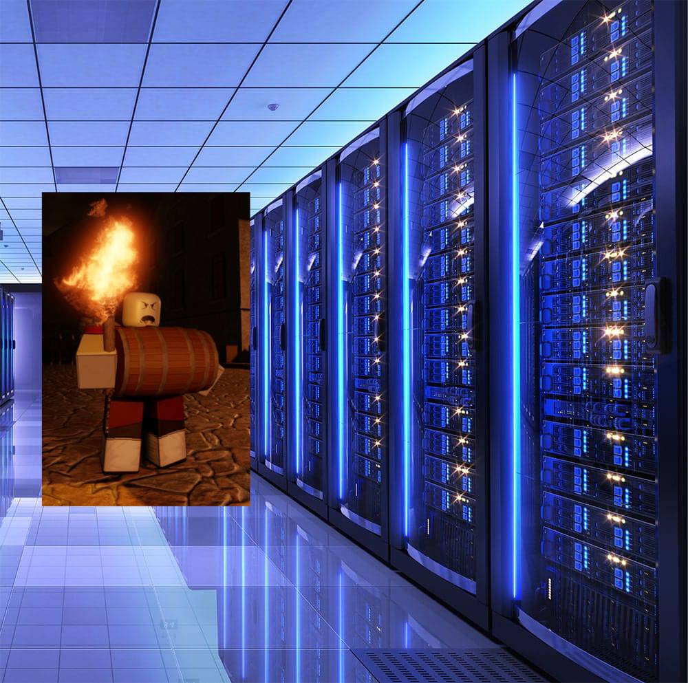 Roblox Server Rack Who let the bomber into the Roblox servers by sussexlord on DeviantArt