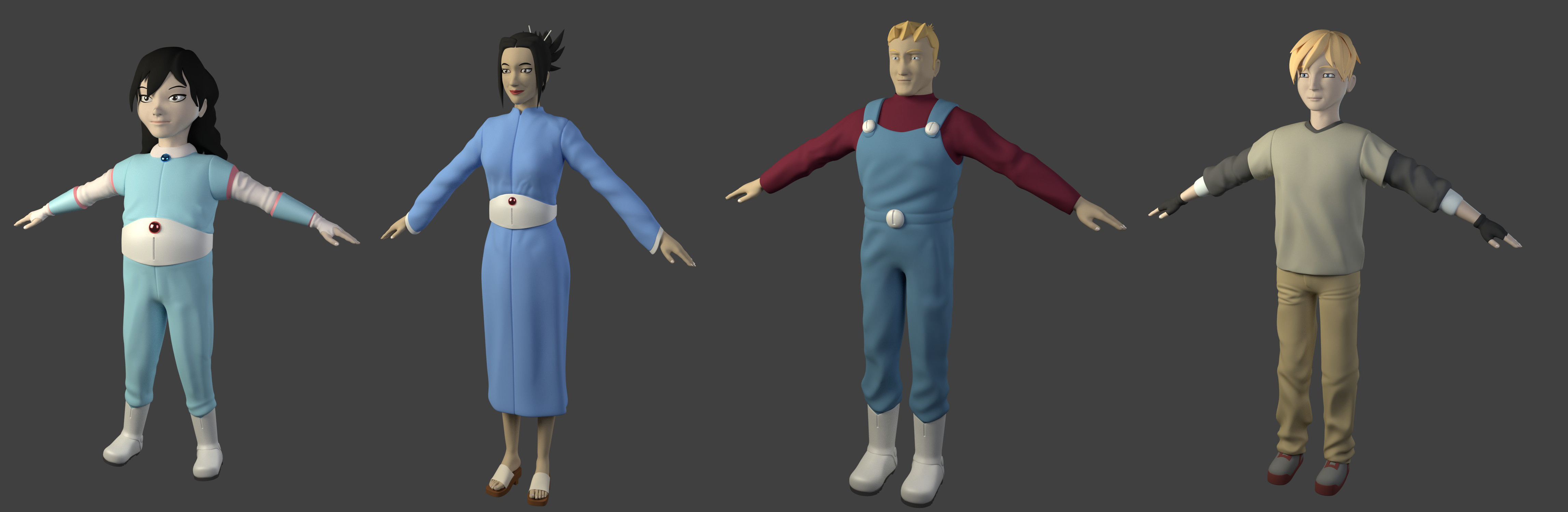 Stylized characters