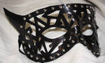 Filigree Demon Leather Mask