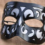 Swirl Pane Leather Mask
