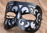 Swirl Pane Leather Mask