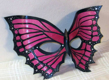 Bubblegum Pink Butterfly Mask