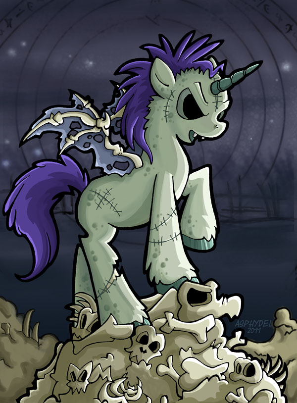 My Zombie Pony by Asphydel