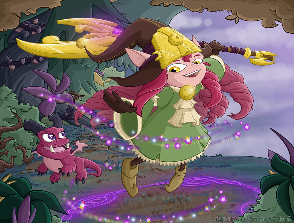 League of Legends Dragon Trainer Lulu by Asphydel on DeviantArt