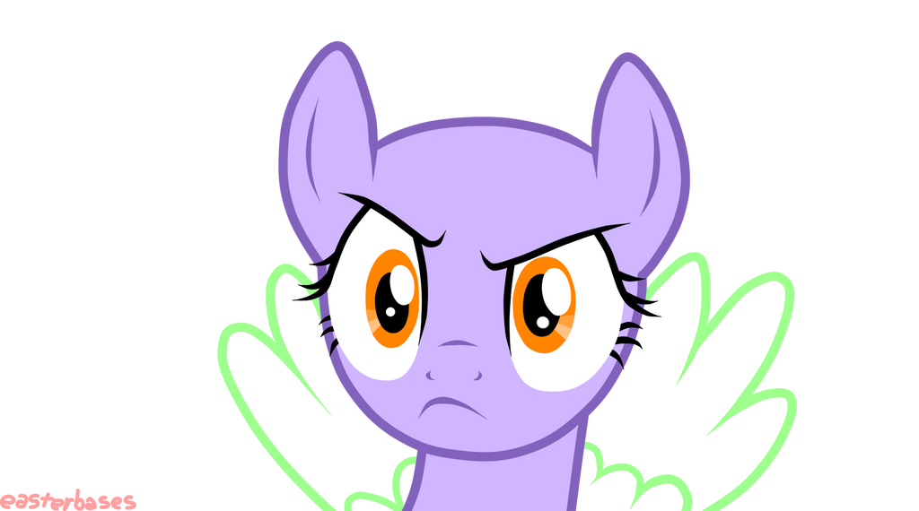 MLP Base #7 - Grumpy by easterbases on DeviantArt