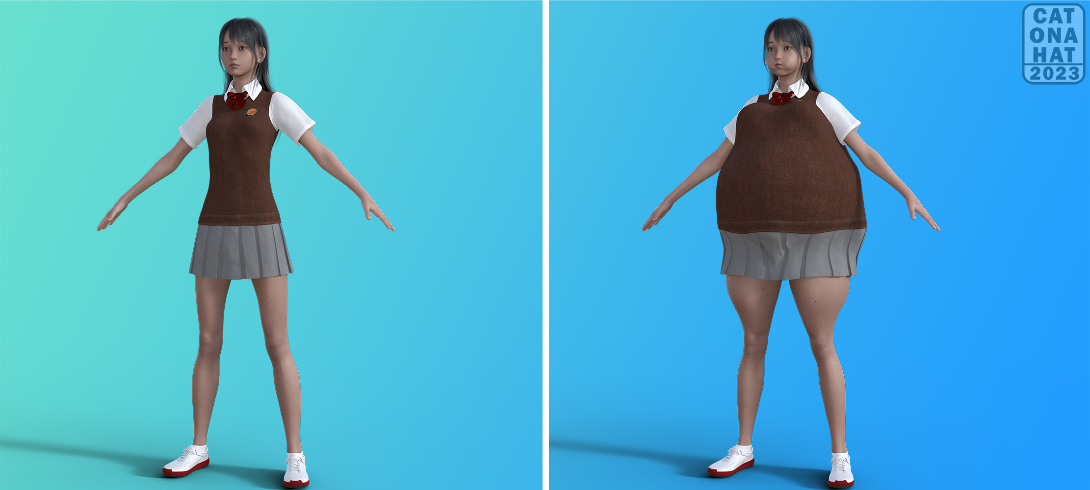 Magic Body Inflation (Test Render)(Sample) by catonahat on DeviantArt