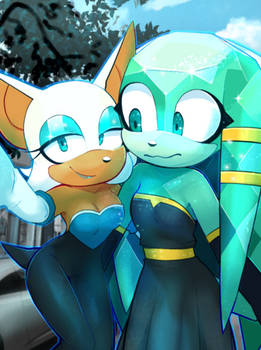 Rouge and Casual Emerald