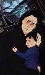 Snape with Harry ( Lily's death ) 2 by MarinaMichkina