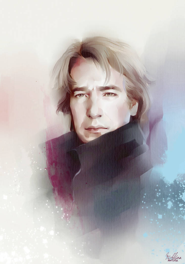 Alan Rickman by MarinaMichkina