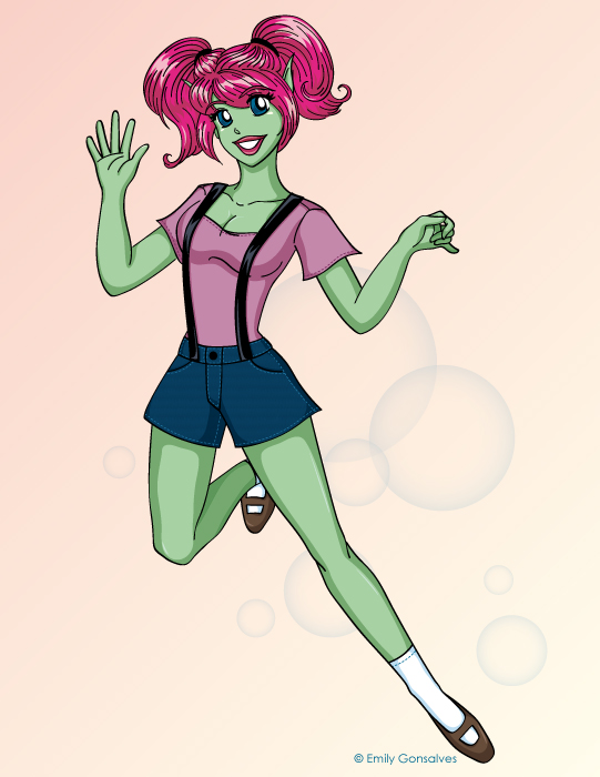 Jumping Aena by Lanisatu