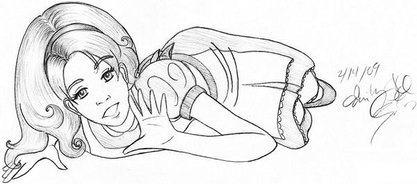 Alice Looking In by Lanisatu