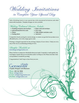 Wedding Collateral Services