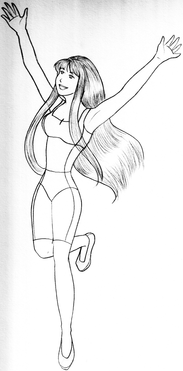 Finish Line - Sketch by Lanisatu