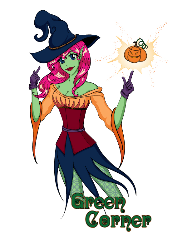 Green Corner Hallowe'en Art