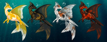 Goldfish Dragons - adoptables (REDUCED PRICE)