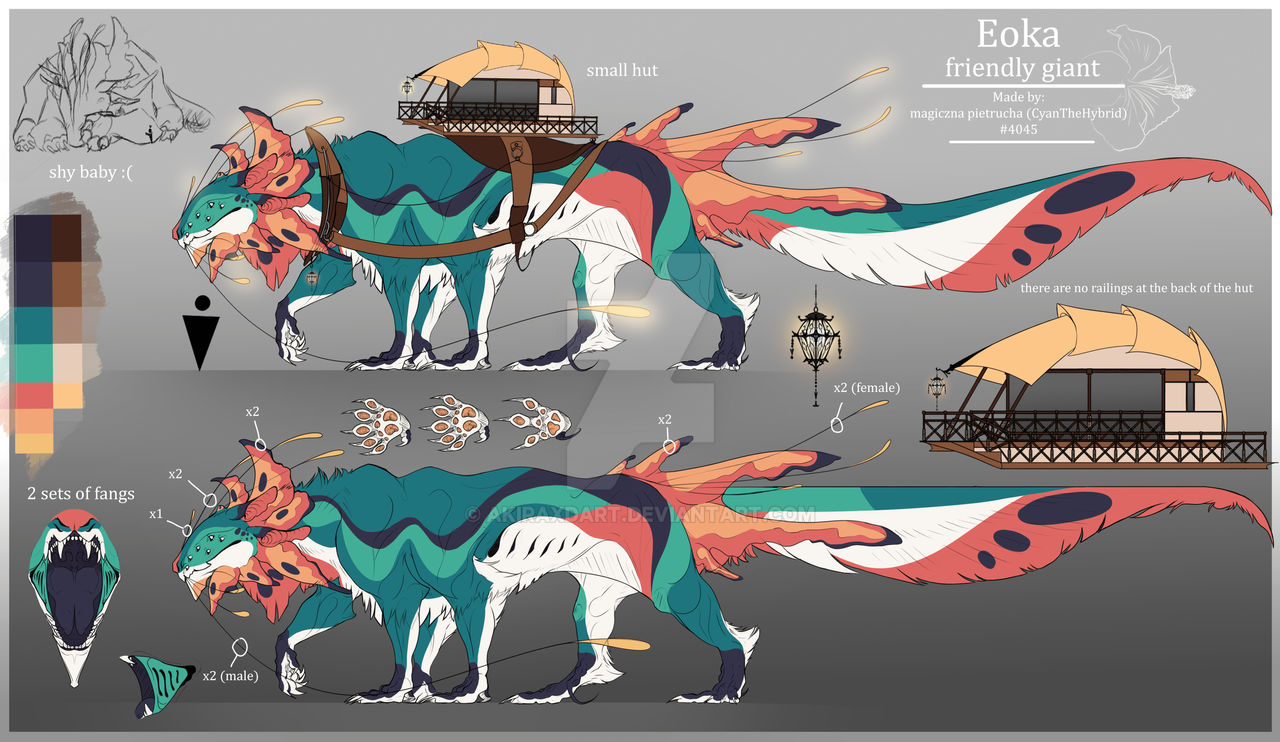Working Eoka Eoka Creature concept by AkiraXDArt on DeviantArt