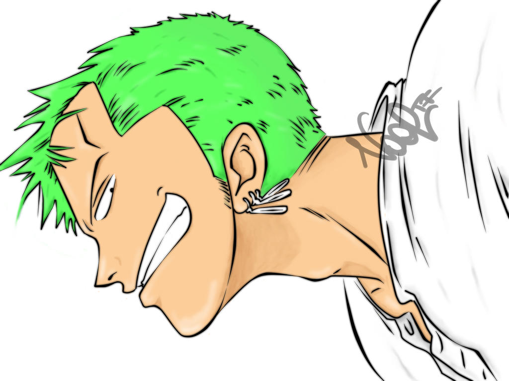 Roronoa Zoro - Coloured Lineart