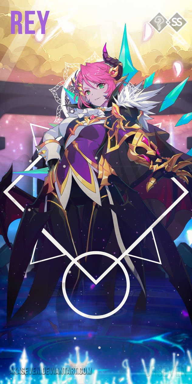 Grand Chase Mobile Rey Evil Lord By Akaseven On Deviantart