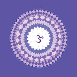 violet chakra mandala (Sahasrara)