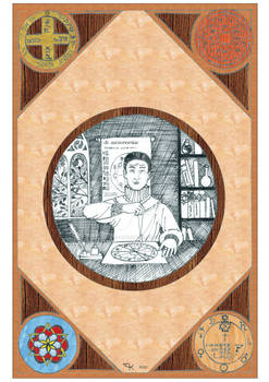 Scholar of the occult/alchemist