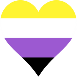 Nonbinary Pride Heart