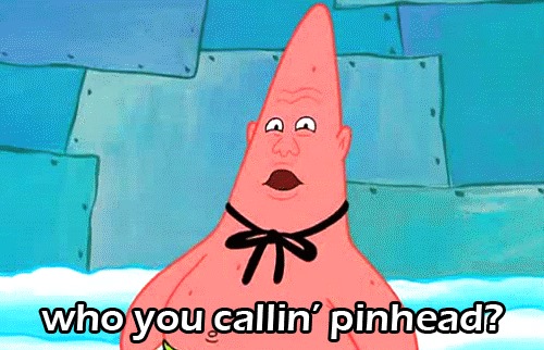 Who you callin' pinhead?