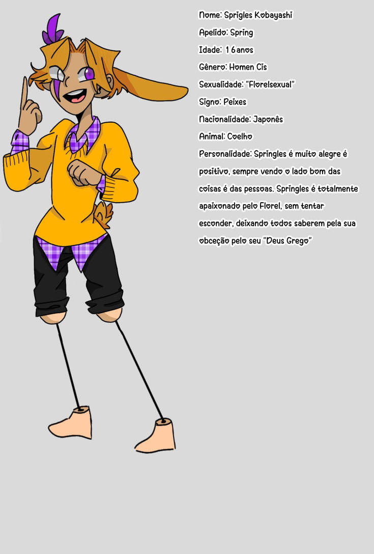 Ficha de Personagem: Springles by MamaeFrederickS2 on DeviantArt