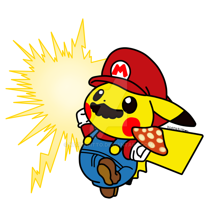 Mario Pikachu by korderitto on DeviantArt