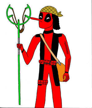 Usopp as Deadpool