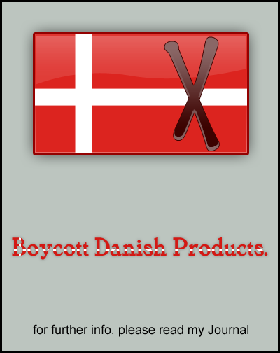 Boycott Danish Products.