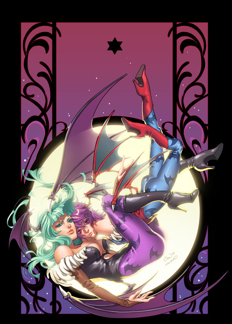 Darkstalkers Morgan and Lilith