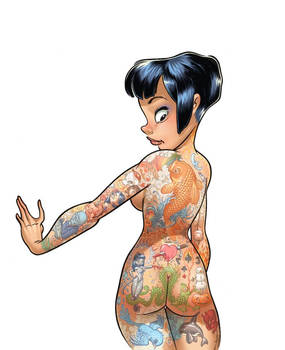 Chris Sanders Tattoo Girl