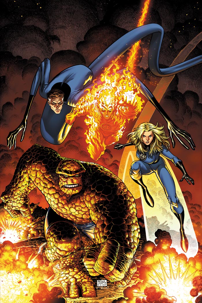 Art Adams Fantastic Four Cover by CeeCeeLuvins