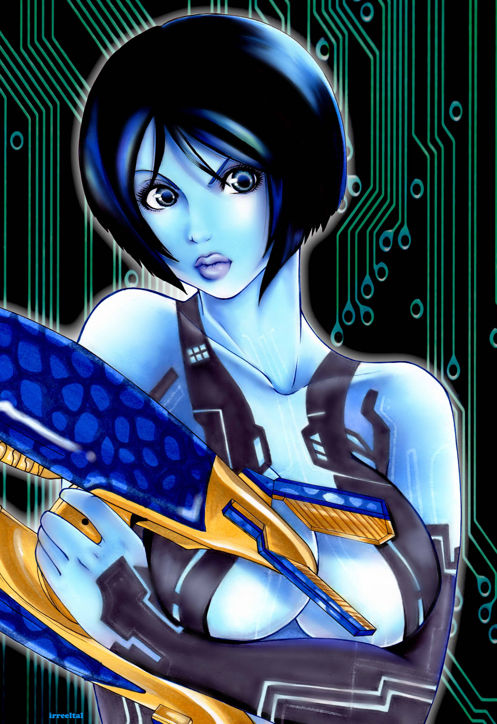 Cortana Halo 4 by Irreeltal